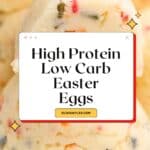 Protein Easter Eggs Pinterest Image