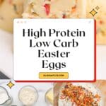 Protein Easter Eggs Pinterest Image