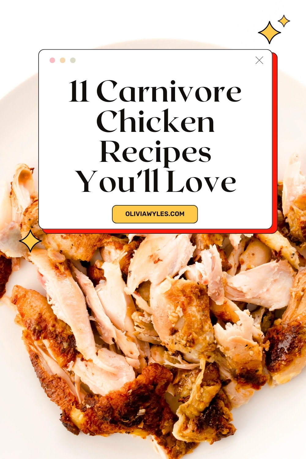 Carnivore Chicken Recipes Pinterest Image