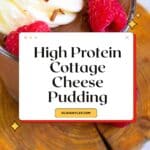 Chocolate Peanut Butter Cottage Cheese Pudding Pin