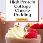 Chocolate Peanut Butter Cottage Cheese Pudding Pin