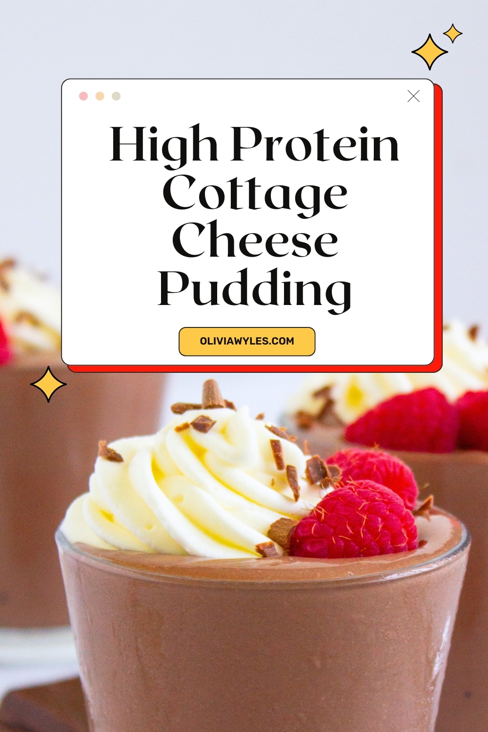 Chocolate Peanut Butter Cottage Cheese Pudding Pin
