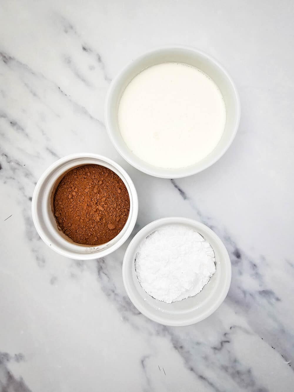 ingredients for Keto Chocolate Mousse