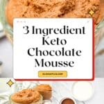 Keto Chocolate Mousse Pin