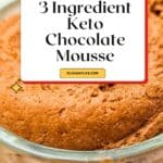 Keto Chocolate Mousse Pin