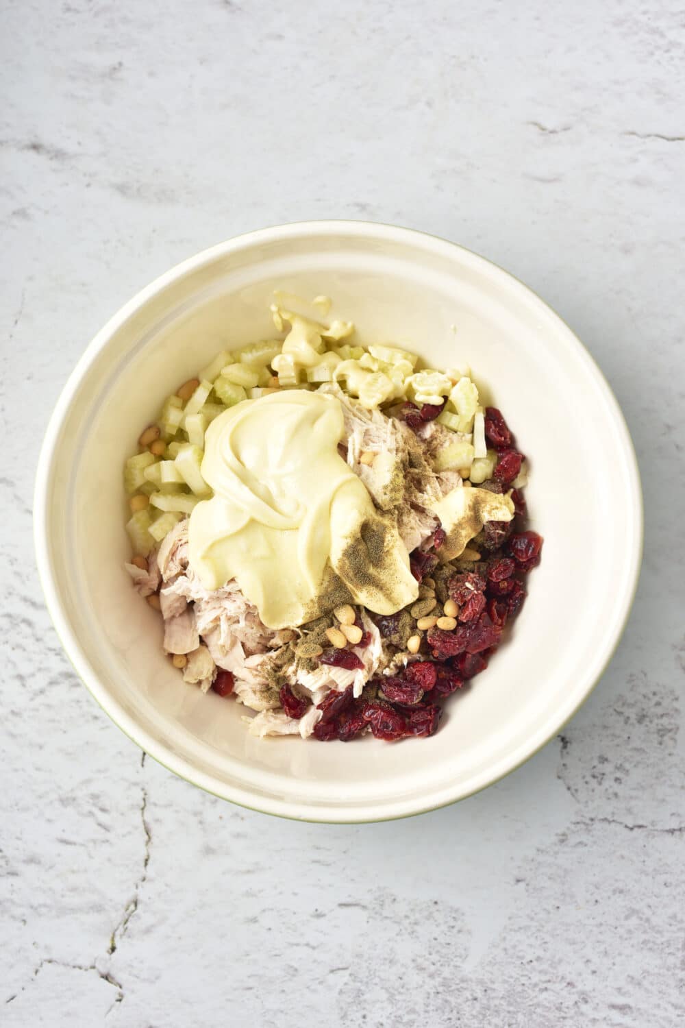 how to make Low Carb Cranberry Chicken Salad