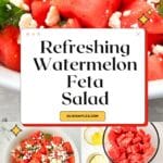 Watermelon Feta Salad Pin Image