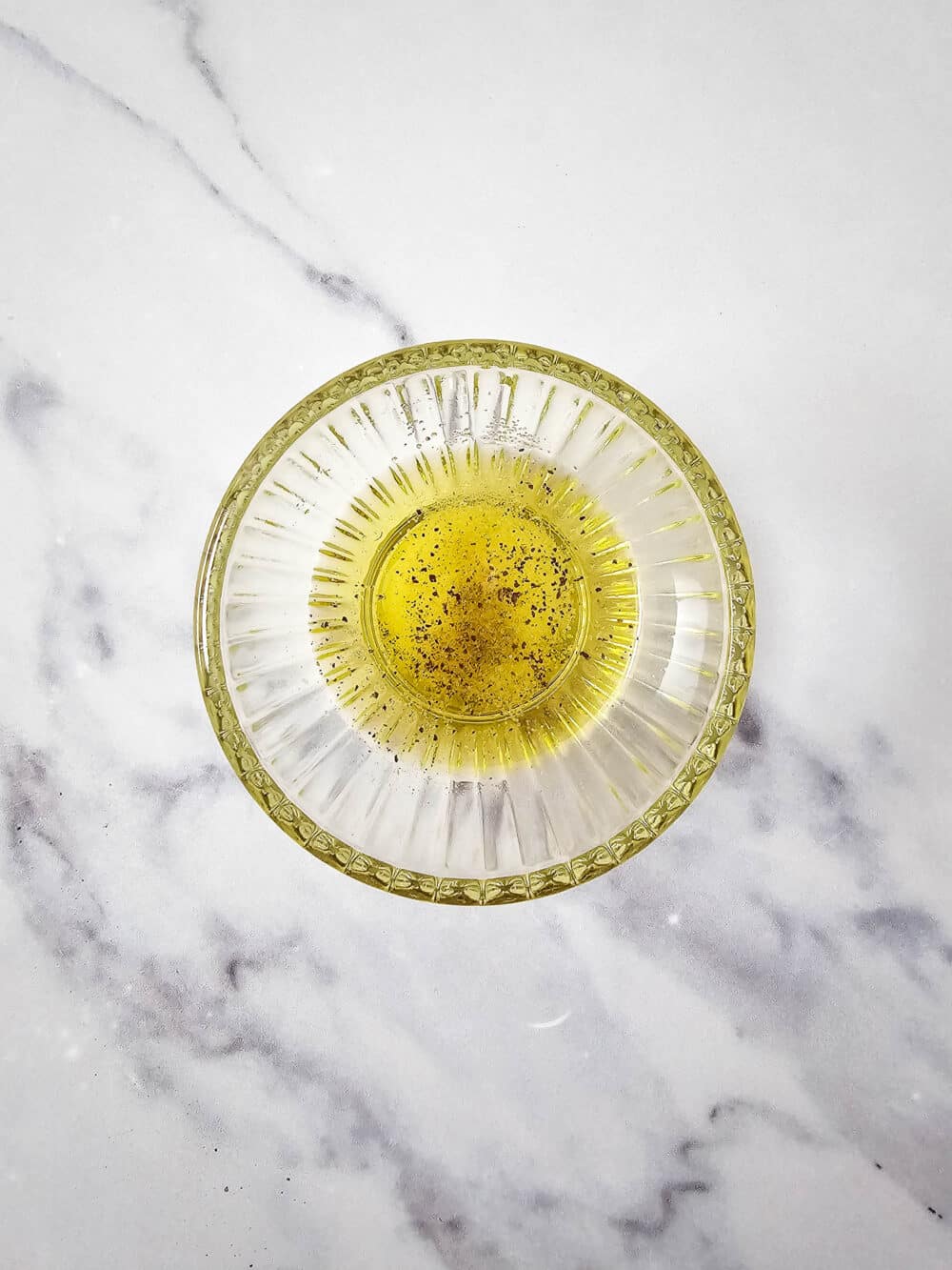 olive oil mixed with lemon juice