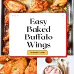 Baked Buffalo Wings Pin