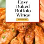 Baked Buffalo Wings Pin