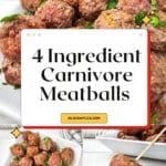 Carnivore Meatballs Pin