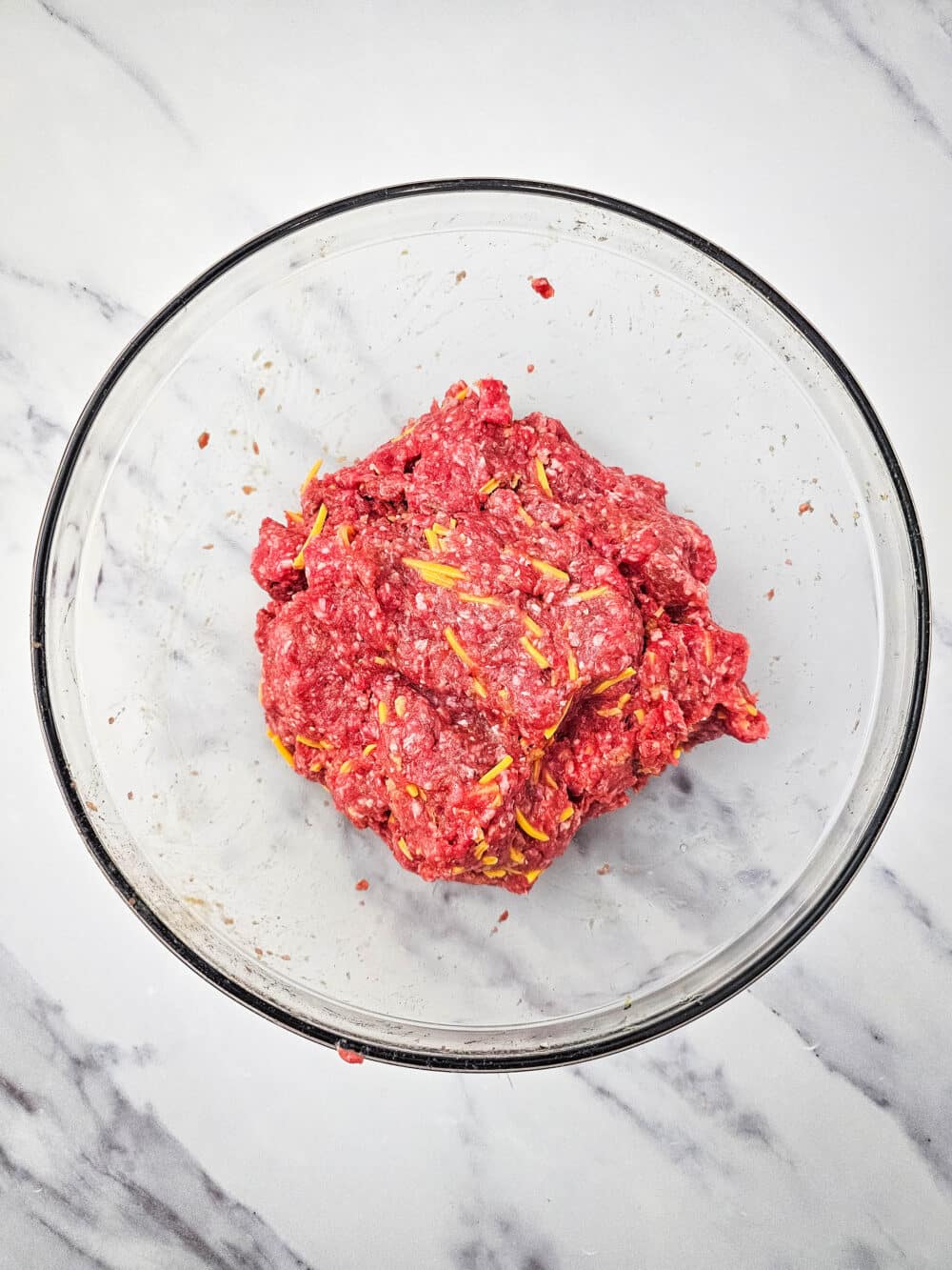 meatball mixture ready for scooping