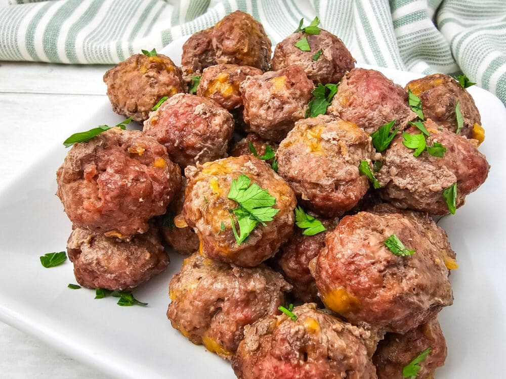 closeup of carnivore meatballs