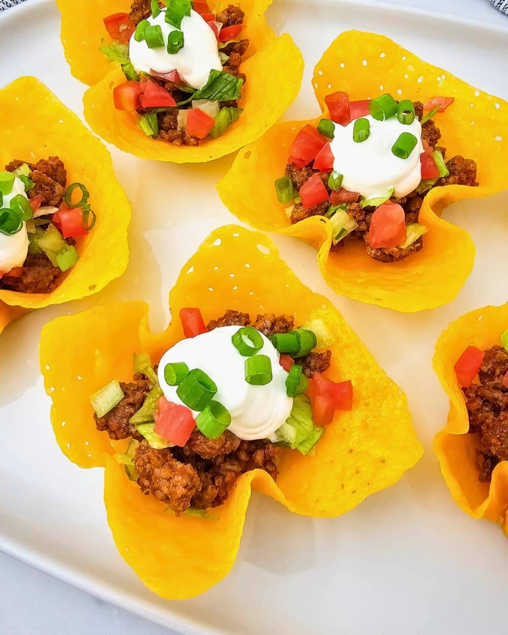 Keto Taco Cups closeup