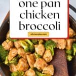 One Pan Chicken Broccoli Stir Fry Pin